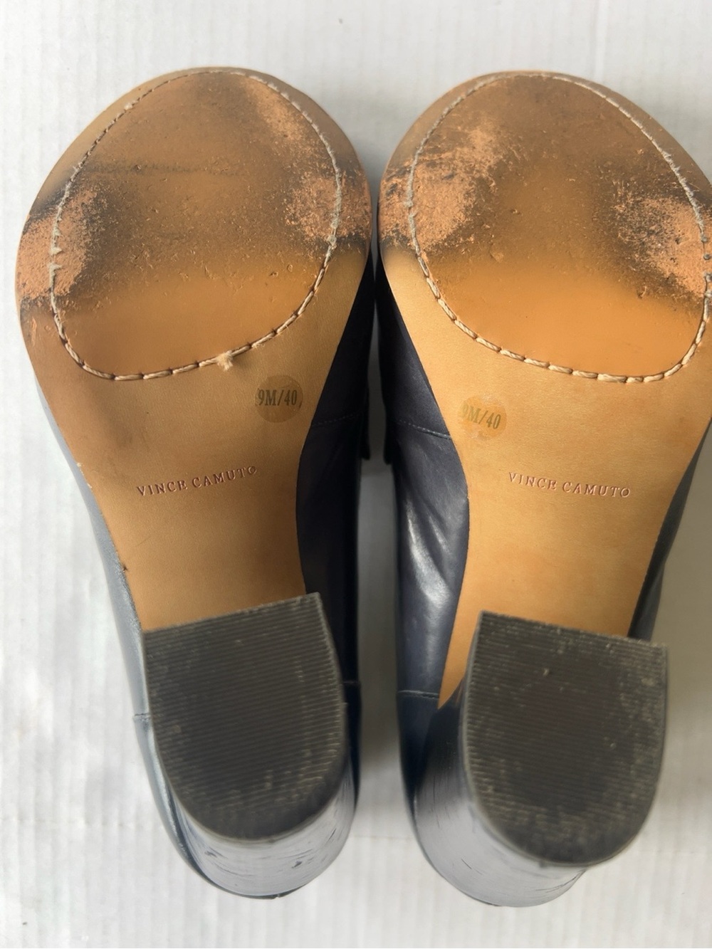 Vince Camuto Women’s Black Leather Tassel Loafers - Picture 6 of 10